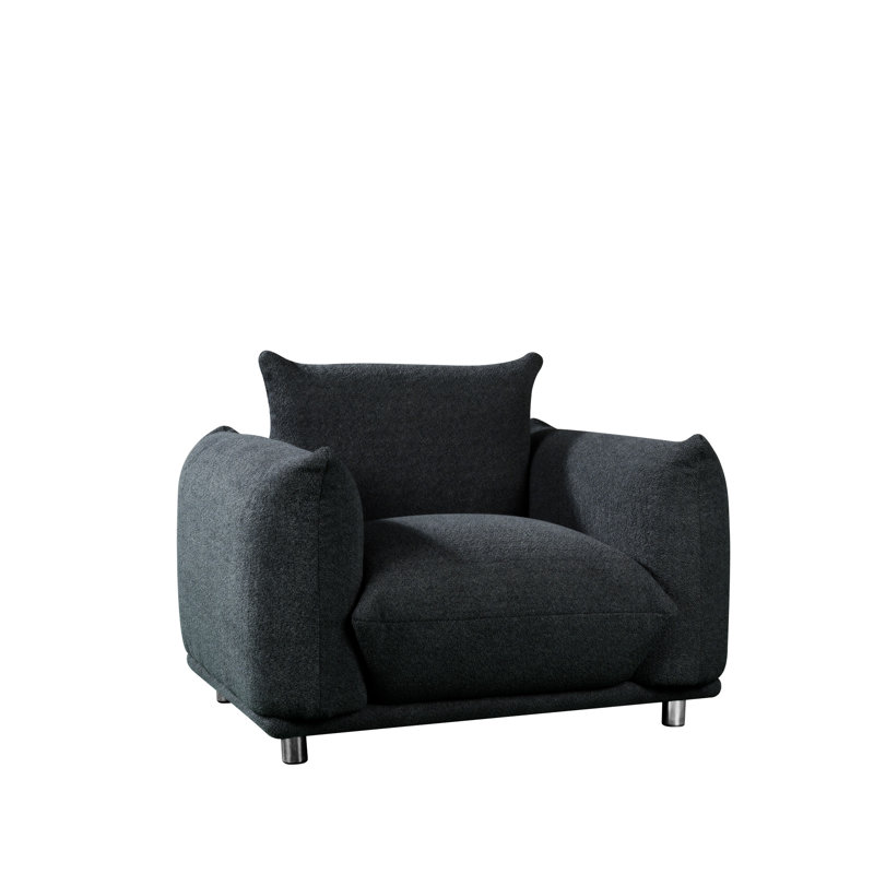 Chaise d'appoint Sherpa, Noir