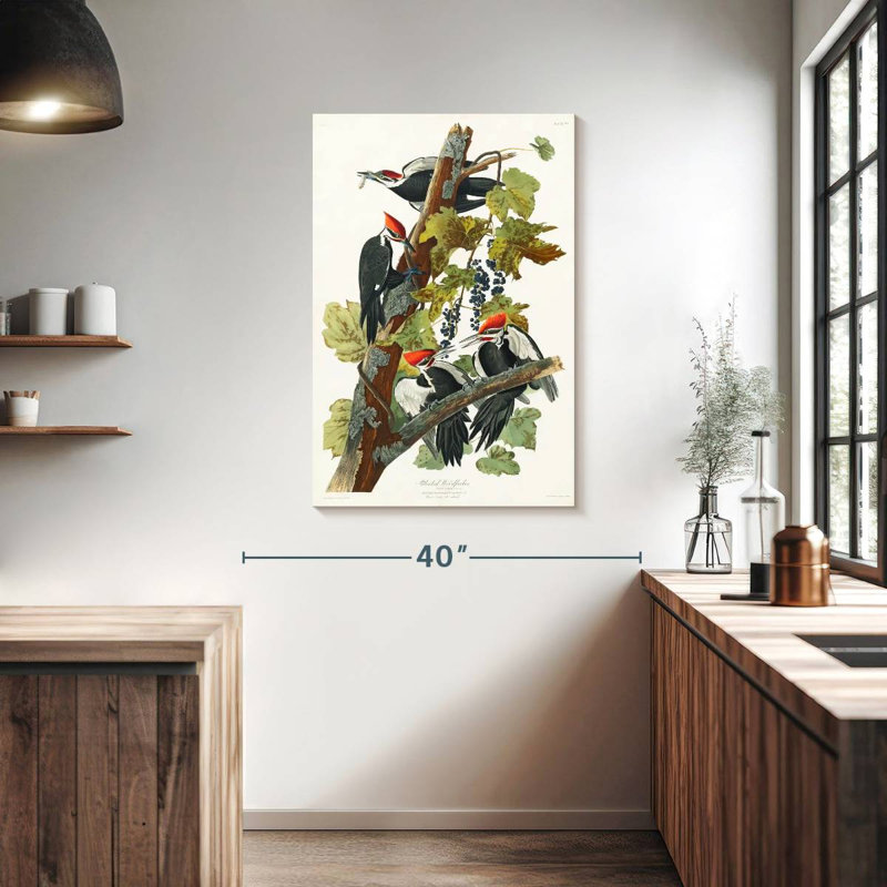 Brampt Pileated Woodpecker, 39" H x 26" W