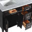 Ensemble de meuble-lavabo double 60 po avec miroir Monadnock-33560729