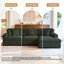 Canapé modulaire en velours côtelé 3 pièces Milbrey-439441747-439441759