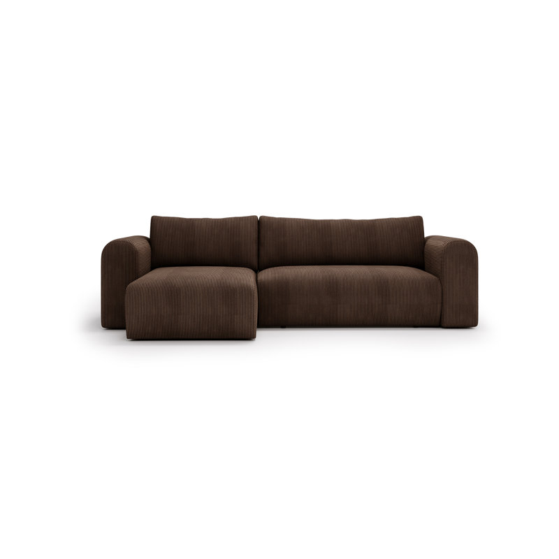 3 Seater Corner Sofa , Dark Brown