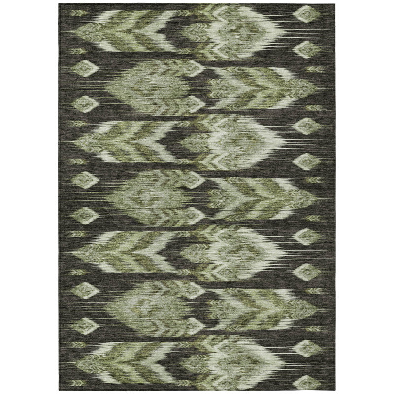 Lummus Southwestern Indoor / Outdoor Rug, Rectangle 3' x 5'