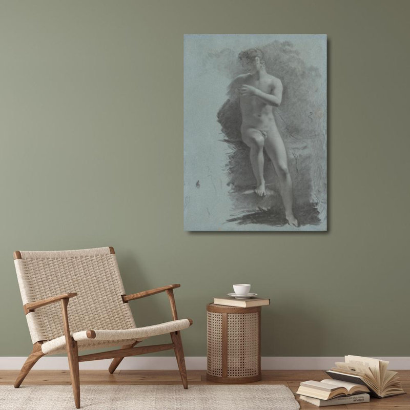 "Adonis" par Pierre-Paul Prud'Hon - Toile tendue avec châssis, H 40 po x l 28 po