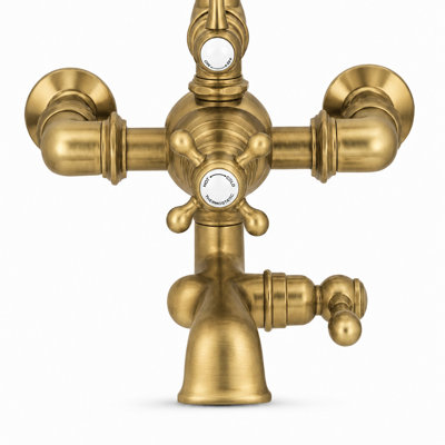 Système de douche thermostatique avec bec de baignoire (P1089) par Strom Living