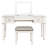 Mirrored Vanities Desk with Drawers, Bedroom Makeup Vanity Table Set with Mirror and Stool, Flip Up Dressing Table for Bedroom/Makeup Room, Working Desk for Women, Girl Furniture Combo-1703275051