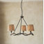 Wrangler 3lt Pendant light finished and Raffia-103222543