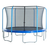 Trampoline Replacement Enclosure Surround Safety Net for 10ft Frame, Top Metal Ring using 6 Bent Poles