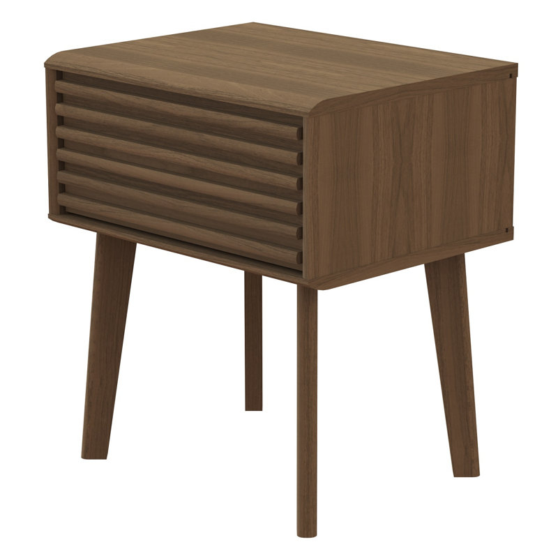 Abrams End Table, Brown