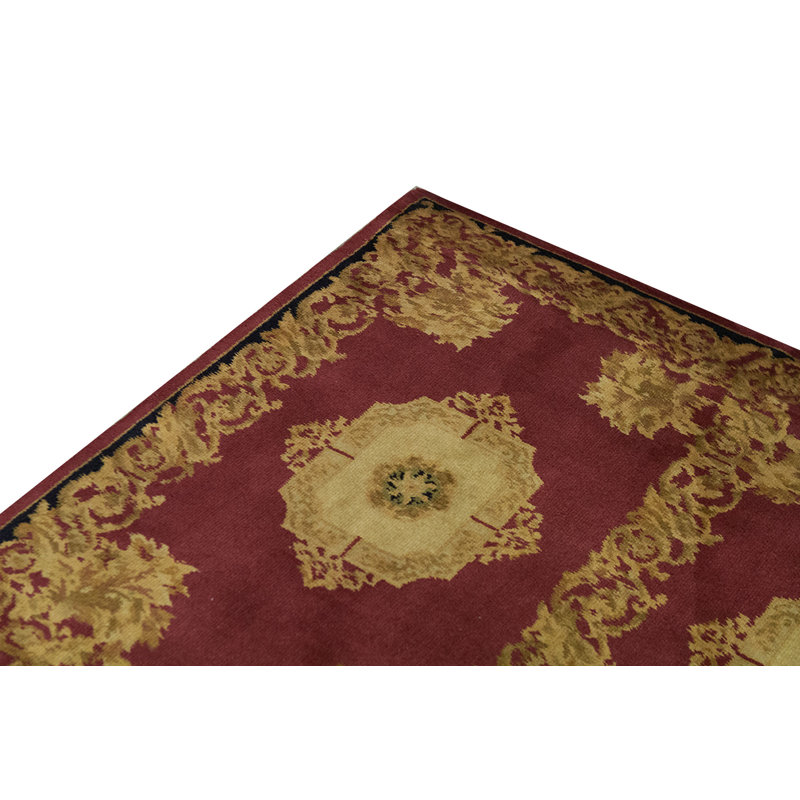 Hand-Knotted High-Quality Red Area Rug