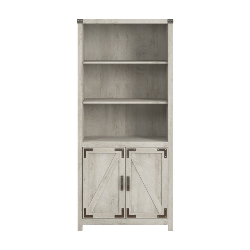 Egils 72" H x 33" W Standard Bookcase, Cottage White