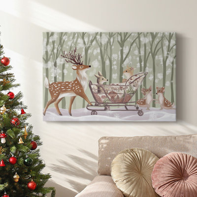 Christmas Holiday Arts - Toile tendue avec châssis