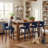 Upholstered Counter Stool with Metal Legs-120358057