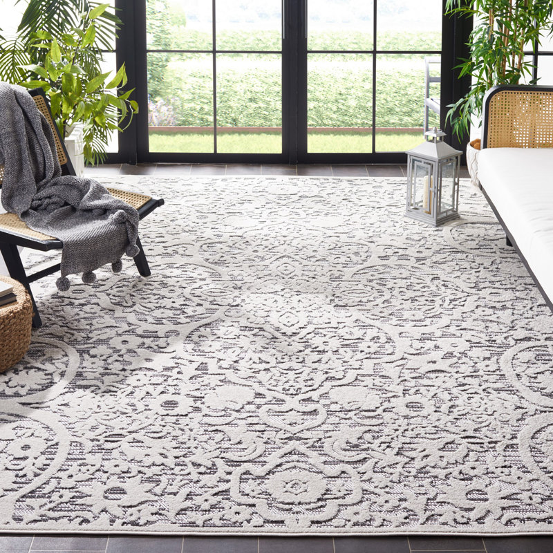 Tapis d'intérieur et d'extérieur Gattaca Jake , Rectangle 9 pi x 12 pi