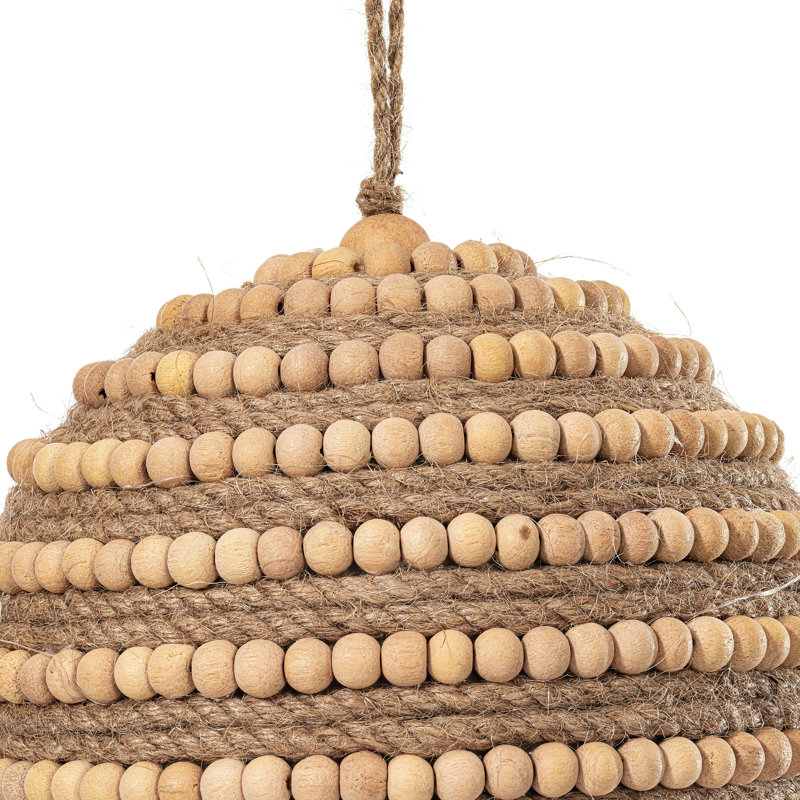 Ornement boule perle, H 5,5 po x l 5,5 po x P 5,5 po