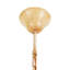 Lustre de style rétro classique en bois 6 lumières