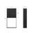 7.5W LED Integrated Matte Black Outdoor Wall Sconce