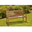 Ladulf 3 Seater Solid Wood Bench