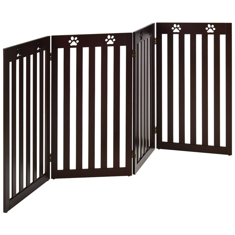 Madera Wood Free Standing Pet Gate