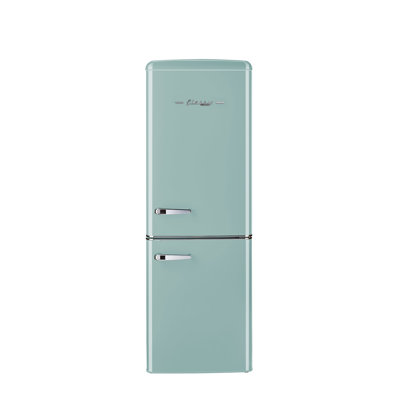 Classic Retro 21.6" Manual Defrost 7 cu. ft. Energy Star Certified Bottom Freezer Refrigerator
