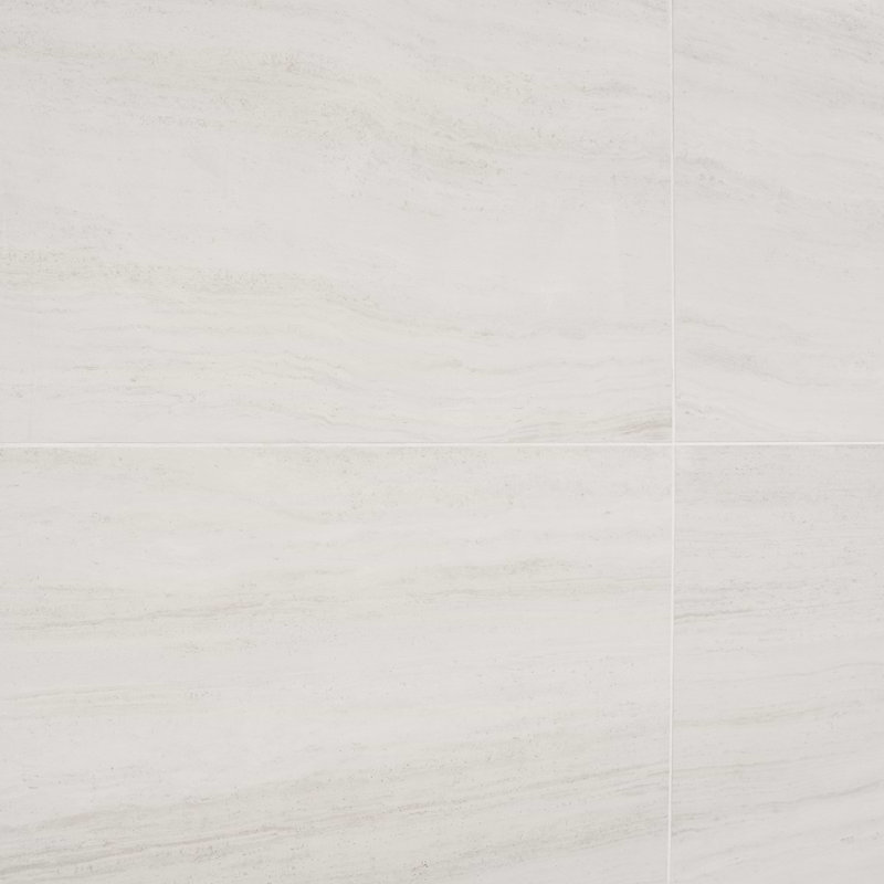 Nashville White 24X48 Matte Porcelain Tile, White Matte