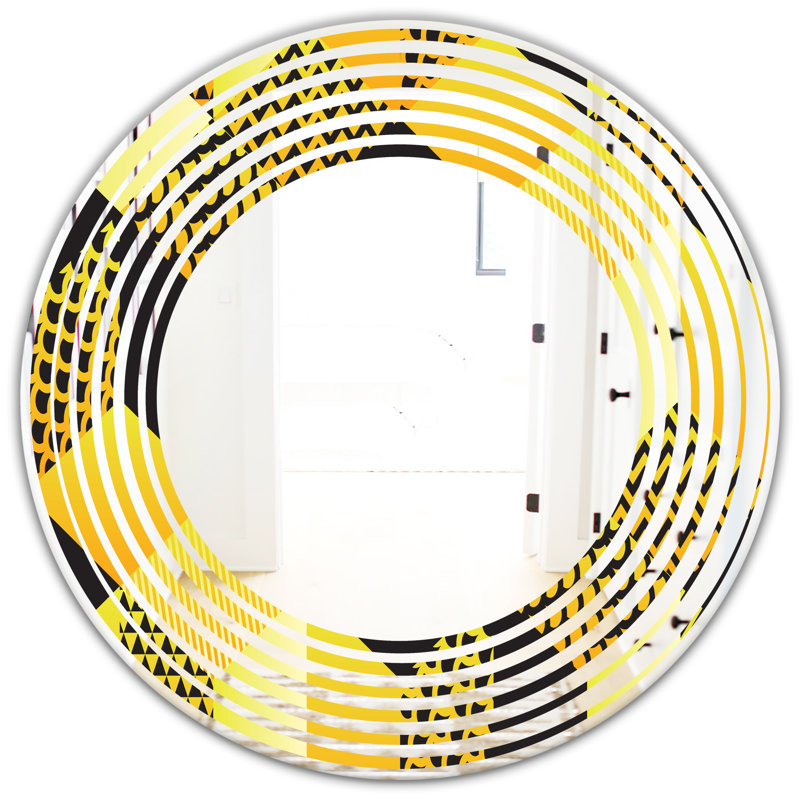 Miroir mural Wave, H 31,5 po x l po