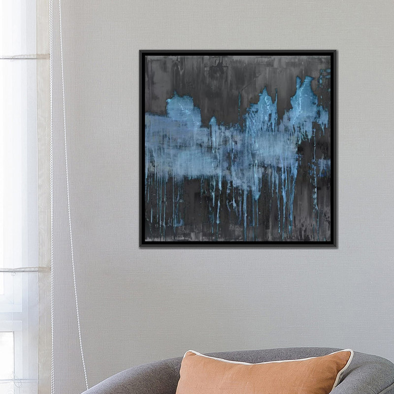 «Sans exception», reproduction d'art sur toile tendue, H 26 po x l 26 po x P 1,5 po, Toile avec cadre noir, Pas de tapis