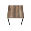 Ensemble de table, ensemble de 3 pièces, café, bout, stratifié taupe foncé, contemporain, moderne-1069452066