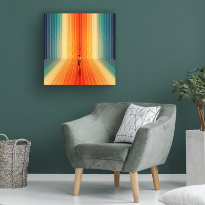 Impression sur toile «ici, je pars» par Taudalpoi