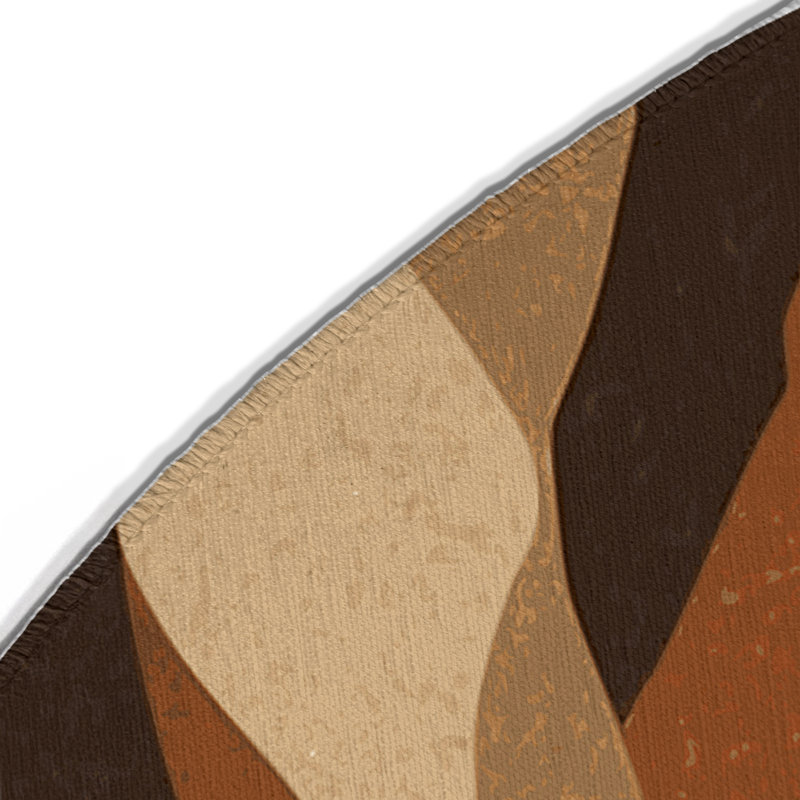 Tapis intérieur et extérieur Sundown Cascade, Rond 5 pi