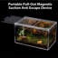 Terrarium acrylique transparent pour reptiles, avec couvercle coulissant, idéal pour gecko léopard, mygale et grenouille.