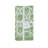 Set of 4 Floral Pattern Cotton Napkins, 20 x 20 Inch, Green