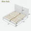 Lit plateforme avec support en lattes de bois et pieds robustes-330327219-330327217