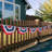 6 Panel Patriotic Pleated Fan Bunting String
