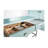Water 46 " L Stainless Steel and Marble Bar Cabinet
