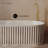 Delice 67" Freestanding Concrete Bathtub In Sand, Drain Included