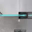 Porte de douche pivotante, porte en verre trempé pour salle de bain-121348648