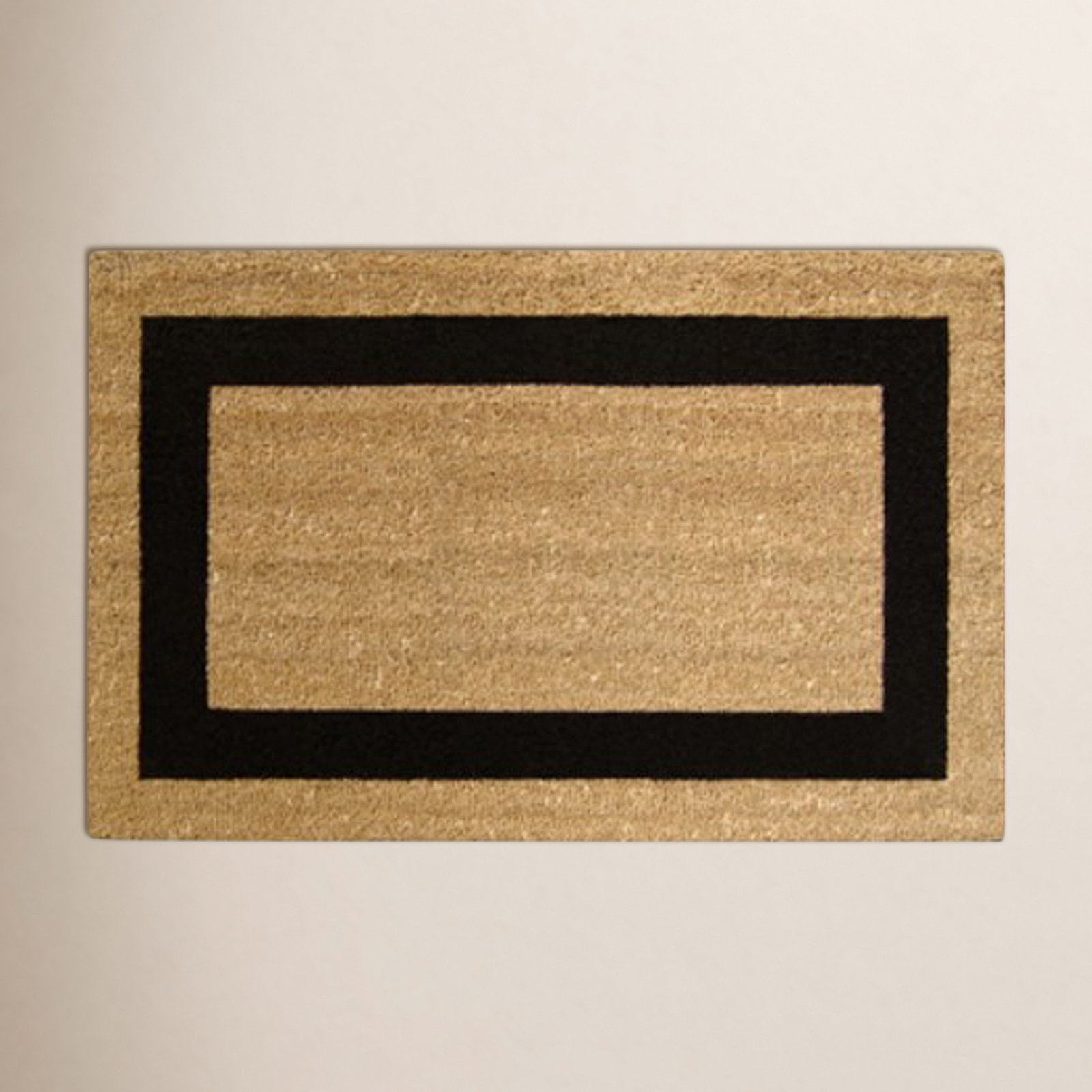 Havant Non-Slip Outdoor Doormat, Light Brown/Black