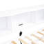 Lit de jour simple de taille simple avec lit gigogne et rangement - Structure en bois massif et ports-1574119459