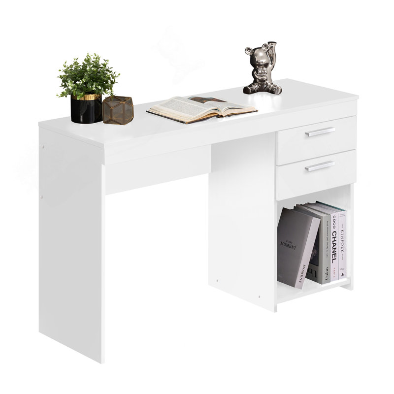 Poste de travail avec rangement Techni Mobile, Blanc