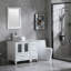 Mane 36.6'' Single Bathroom Vanity Set with Mirror and Sink-1585057440