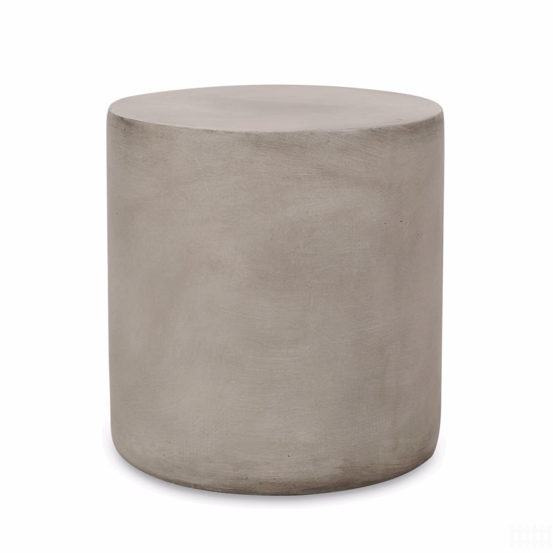 Table d'appoint d'extérieur en béton léger