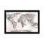World Map Blush by Chris Paschke - Painting on Canvas-1469098621-1469098593