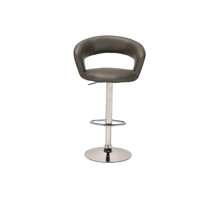 Marley Bar Stool Burnt, Stainless Steel Foot Rest