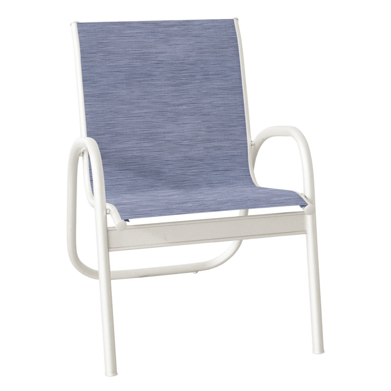 Fauteuil de patio Gardenella, Neige texturée, Rivière