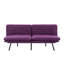 Canapé-lit futon convertible 70,87 po - mauve-47046669