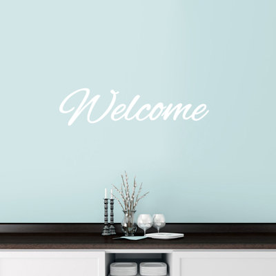 Adhésif décoratif "Welcome"