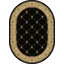 Tapis oriental noir / or Clarence-20963833