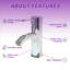 Robinet de lavabo de salle de bain monotrou à 1 arc avec poignée à faible arche commerciale / résidentielle avec drain WaterSense-72767412-130972172