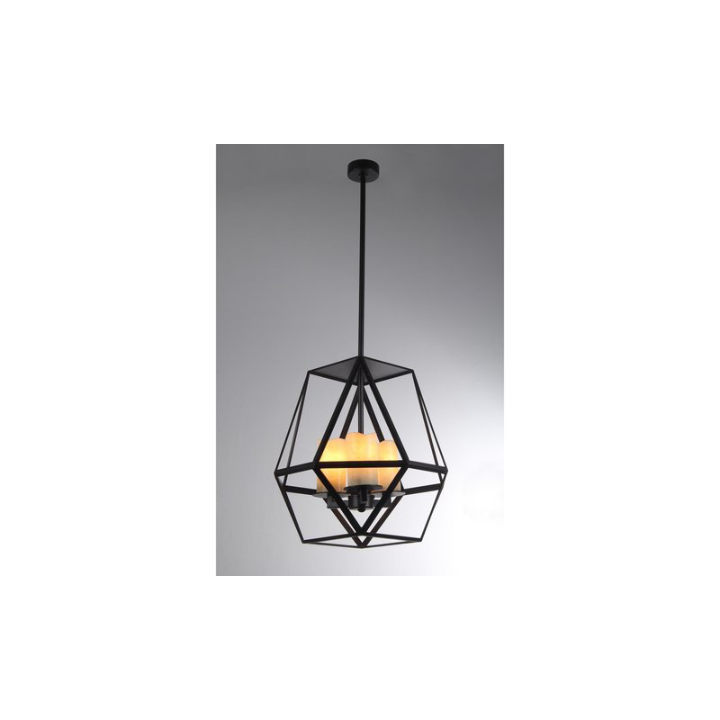 Luminaire suspendu géométrique 3 lumières Aishani