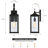 Gaudencia 19.3'' H Outdoor Wall Lantern-1680243114